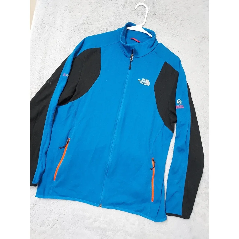 The North Face Jacket Men XL Summit Series Infiesto Polartec Blue Full Zip Mock